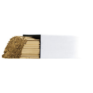 204 Baguettes TIG acier ER70S-6 / W3Si1 Ø 2,0 - 1m - carton 5 kg