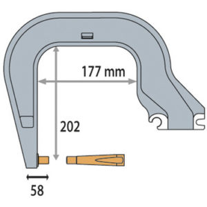 Bras C8 isolé