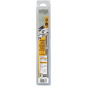 13 électrodes basiques acier Ø2,0 - blister