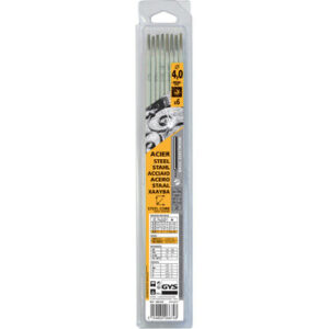 6 électrodes basiques acier Ø4,0 - 350mm - blister