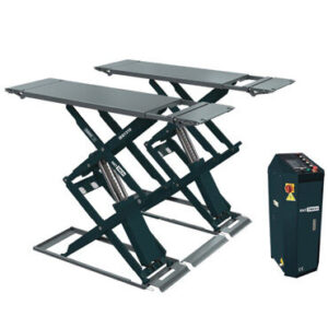 Pont élévateur électrohydraulique à ciseaux sur sol, 3,5T, 400V