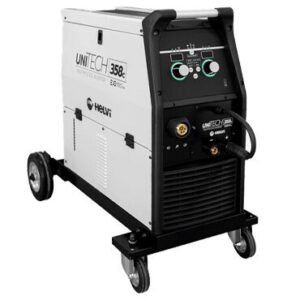 Poste à souder UNITECH 358C  Air, MIG/MMA/TIG, 400V, Galets Ø 0.8 - 1.0 mm
